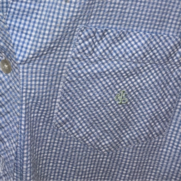 New Lauren by Ralph Lauren men’s casual short sleeve button down nwot - Picture 3 of 6